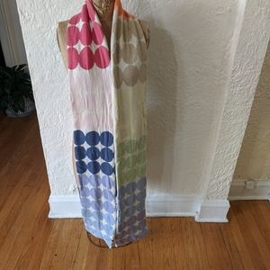 Gap rainbow wool scarf